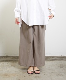 COMMON WARE（コモンウェアー）の「SZT: フルレングス　シルエットのきれいな 透けないワイドパンツ（その他パンツ）」