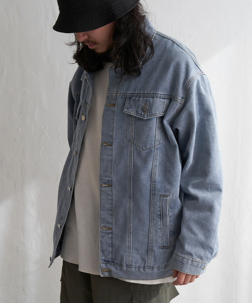 VENCEEXCHANGE（ヴァンスエクスチェンジ）の「デニムジャケット（デニムジャケット・メンズ・ブラック/ブルー・M/L/LL）」の6枚目の写真