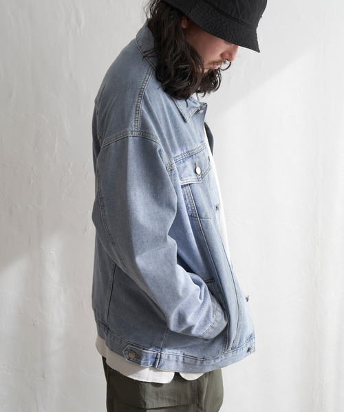 VENCEEXCHANGE（ヴァンスエクスチェンジ）の「デニムジャケット（デニムジャケット・メンズ・ブラック/ブルー・M/L/LL）」の8枚目の写真
