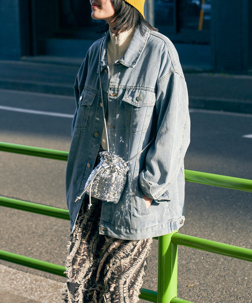 VENCEEXCHANGE（ヴァンスエクスチェンジ）の「デニムジャケット（デニムジャケット・メンズ・ブラック/ブルー・M/L/LL）」の9枚目の写真