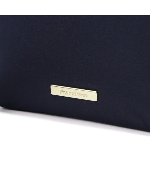 Francfranc（フランフラン）の「フリル ラウンドポーチ ネイビー（ポーチ・レディース・ネイビー・FREE）」の6枚目の写真