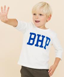 green label relaxing | 【KIDS】オーガニックコットン BHP Tシャツ 7分袖◆(Tシャツ/カットソー)