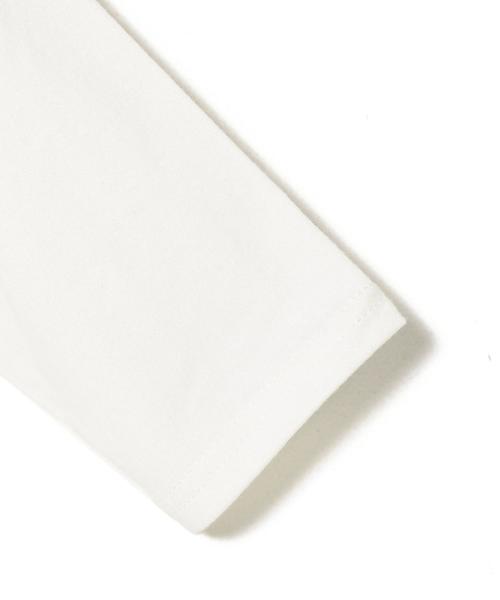 green label relaxing（グリーンレーベルリラクシング）の「【KIDS】オーガニックコットン BHP Tシャツ 7分袖◆（Tシャツ/カットソー・キッズ・オフホワイト/グレー・105/135/115/95/125）」の5枚目の写真