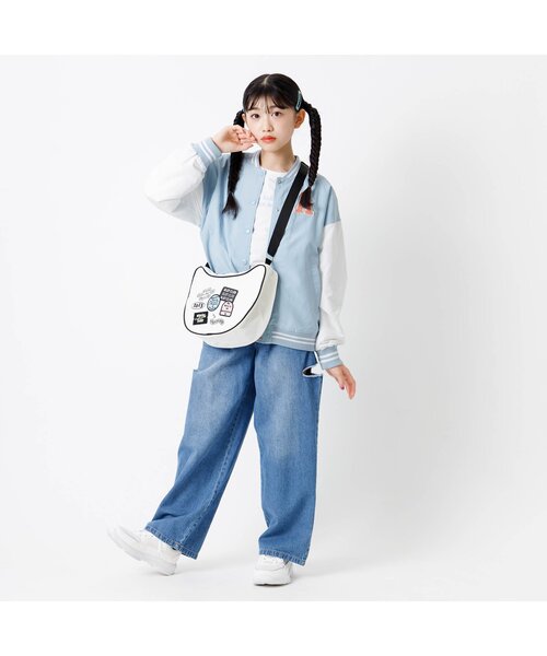 algy(アルジー)の「配色ロゴスタジャン(スタジャン・キッズ・ブラック/サックスブルー/イエロー・XX-SMALL/X-SMALL/MEDIUM/SMALL)」の4枚目の写真