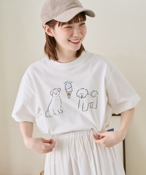 unclip（アンクリップ）の「アソートデザインTシャツ（Tシャツ/カットソー・レディース・ホワイト系その他2/ホワイト系その他3/ホワイト系その他・LARGE/MEDIUM）」の3枚目の写真