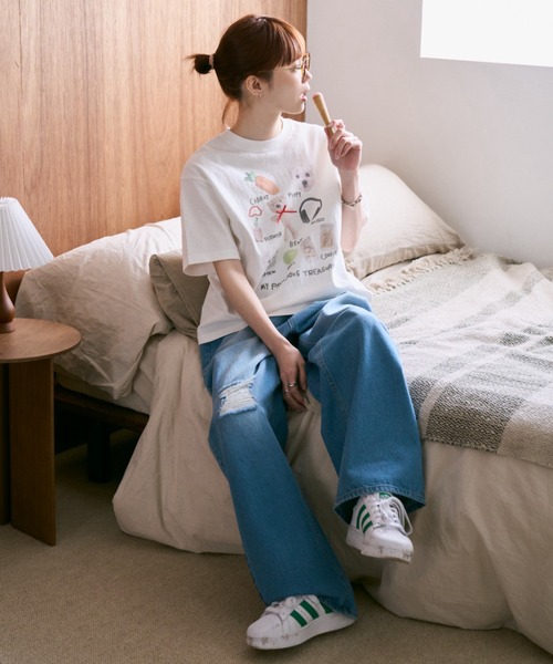 unclip（アンクリップ）の「アソートデザインTシャツ（Tシャツ/カットソー・レディース・ホワイト系その他2/ホワイト系その他3/ホワイト系その他・LARGE/MEDIUM）」の11枚目の写真