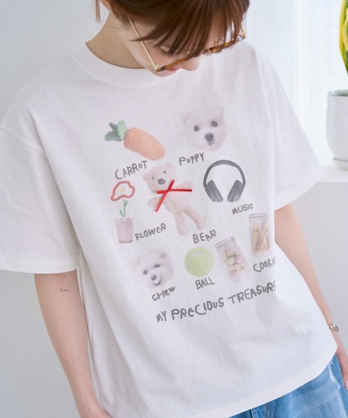 unclip（アンクリップ）の「アソートデザインTシャツ（Tシャツ/カットソー・レディース・ホワイト系その他2/ホワイト系その他3/ホワイト系その他・LARGE/MEDIUM）」の16枚目の写真