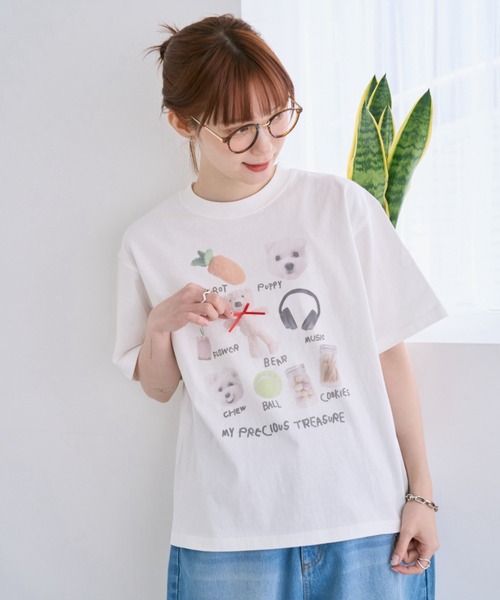 unclip（アンクリップ）の「アソートデザインTシャツ（Tシャツ/カットソー・レディース・ホワイト系その他2/ホワイト系その他3/ホワイト系その他・LARGE/MEDIUM）」の12枚目の写真