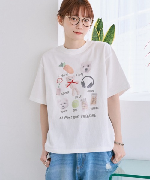 unclip（アンクリップ）の「アソートデザインTシャツ（Tシャツ/カットソー・レディース・ホワイト系その他2/ホワイト系その他3/ホワイト系その他・LARGE/MEDIUM）」の14枚目の写真
