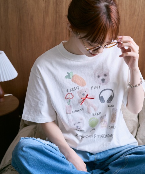 unclip（アンクリップ）の「アソートデザインTシャツ（Tシャツ/カットソー・レディース・ホワイト系その他2/ホワイト系その他3/ホワイト系その他・LARGE/MEDIUM）」の8枚目の写真