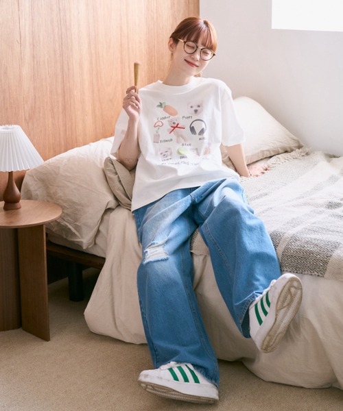 unclip（アンクリップ）の「アソートデザインTシャツ（Tシャツ/カットソー・レディース・ホワイト系その他2/ホワイト系その他3/ホワイト系その他・LARGE/MEDIUM）」の10枚目の写真