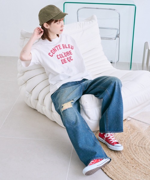 unclip（アンクリップ）の「アソートデザインTシャツ（Tシャツ/カットソー・レディース・ホワイト系その他2/ホワイト系その他3/ホワイト系その他・LARGE/MEDIUM）」の21枚目の写真