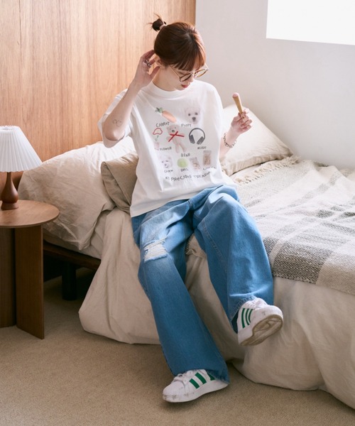 unclip（アンクリップ）の「アソートデザインTシャツ（Tシャツ/カットソー・レディース・ホワイト系その他2/ホワイト系その他3/ホワイト系その他・LARGE/MEDIUM）」の9枚目の写真