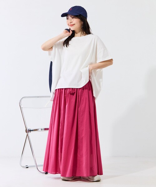 FREAK'S STORE（フリークスストア）の「WEB限定　インド ボイル ボリュームスカート（スカート・レディース・ブラック/ブルー/ピンク/グリーン/ホワイト/モカ/オレンジ/ラベンダー・SMALL/MEDIUM）」の20枚目の写真