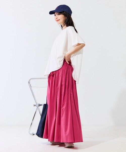 FREAK'S STORE（フリークスストア）の「WEB限定　インド ボイル ボリュームスカート（スカート・レディース・ブラック/ブルー/ピンク/グリーン/ホワイト/モカ/オレンジ/ラベンダー・SMALL/MEDIUM）」の21枚目の写真