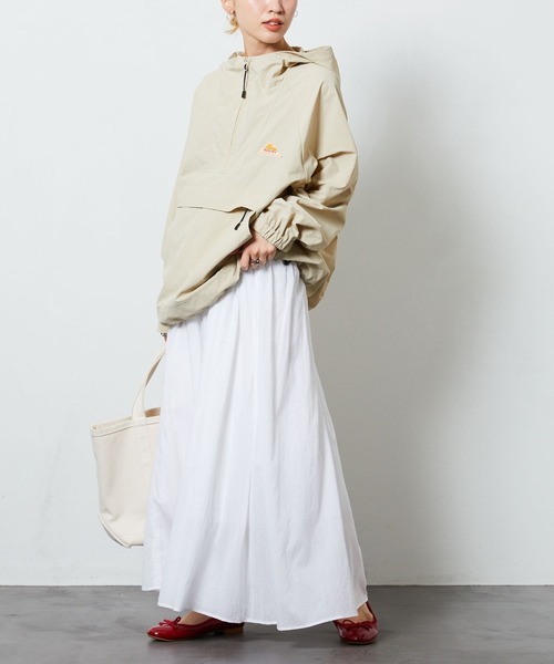 FREAK'S STORE（フリークスストア）の「WEB限定　インド ボイル ボリュームスカート（スカート・レディース・ブラック/ブルー/ピンク/グリーン/ホワイト/モカ/オレンジ/ラベンダー・SMALL/MEDIUM）」の10枚目の写真