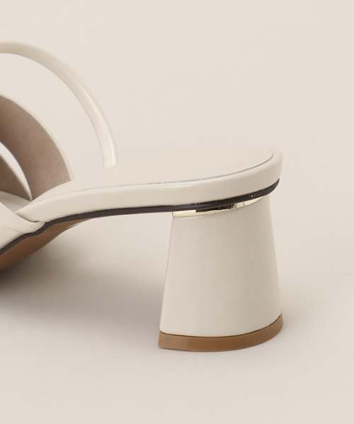 LE TALON(ルタロン)の「5.5cmグルカストラップミュールサンダル(サンダル・レディース・キャメル/アイボリー/ブラック系その他・LARGE/MEDIUM/SMALL/X-LARGE)」の10枚目の写真