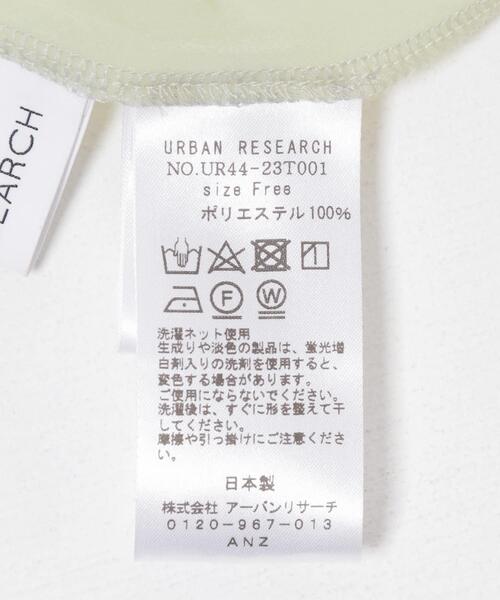 URBAN RESEARCH（アーバンリサーチ）の「シアートップス（Tシャツ/カットソー・レディース・グリーン系その他/ブラック・FREE）」の10枚目の写真