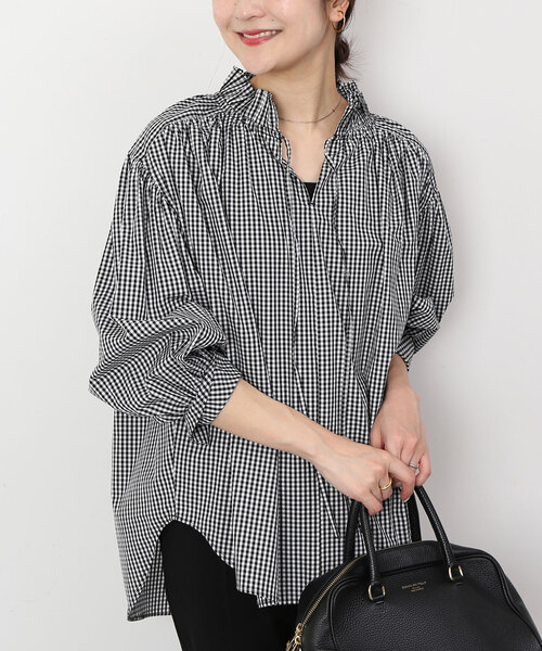SLOBE IENA（スローブイエナ）の「タックカラーボリューム