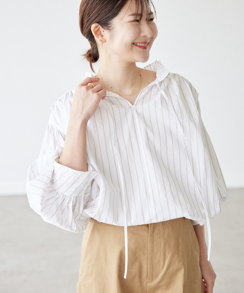 SLOBE IENA（スローブイエナ）の「タックカラーボリューム