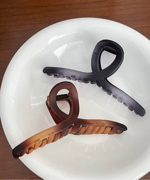 E&C closet…（イーアンドシークローゼット）の「マットカラーヘアクリップ（バレッタ/ヘアクリップ・レディース・ブラック/ブラウン・FREE）」の18枚目の写真