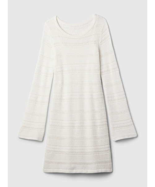 GAP（ギャップ）の「クロシェニット ミニワンピース（ワンピース・レディース・ブラック/ホワイト・S/XL/L/XS/XXS/M）」の9枚目の写真