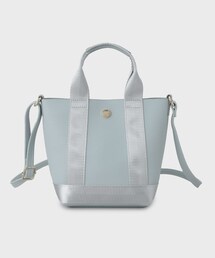 ◆シュリンク合皮コンビミニショルダーバッグ
