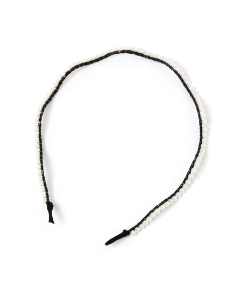 LAKOLE（ラコレ）の「ウェーブパールカチューシャ / 109791（カチューシャ・レディース・ホワイト・FREE）」の2枚目の写真