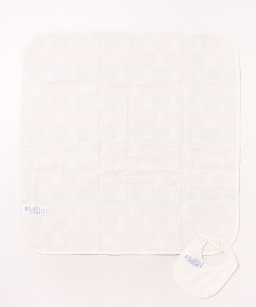 gelato pique（ジェラートピケ）の「【ラッピング済み】【BABY】ベア３重ガーゼブランケット&スタイSET（ベビーギフト・キッズ・その他・FREE）」の14枚目の写真