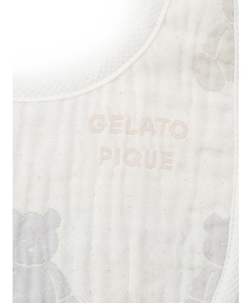 gelato pique（ジェラートピケ）の「【ラッピング済み】【BABY】ベア３重ガーゼブランケット&スタイSET（ベビーギフト・キッズ・その他・FREE）」の12枚目の写真
