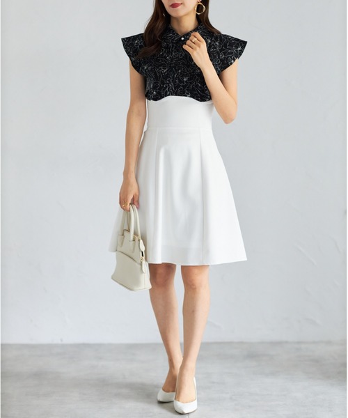 tocco closet（トッコ クローゼット）の「【ZOZO限定】ラインフラワー