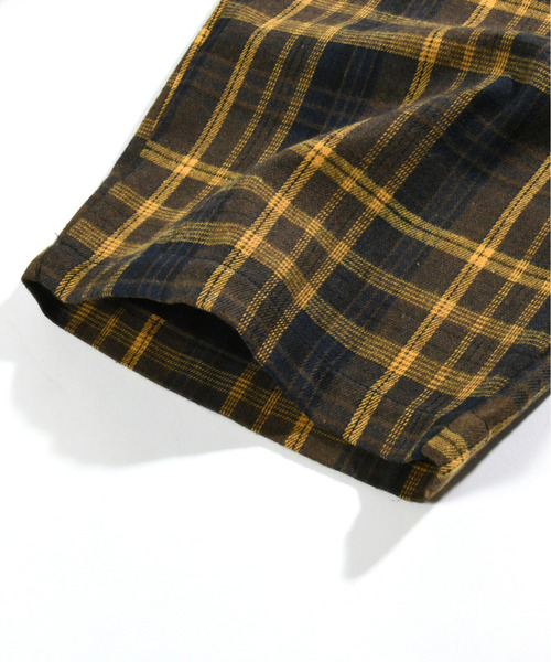 【セール】【neos】ルーズシルエット リラックス ワイド イージー ビンテージライク タータン チェック バルーン パンツ（その他パンツ）｜neos（ネオス）