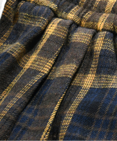 【セール】【neos】ルーズシルエット リラックス ワイド イージー ビンテージライク タータン チェック バルーン パンツ（その他パンツ）｜neos（ネオス）