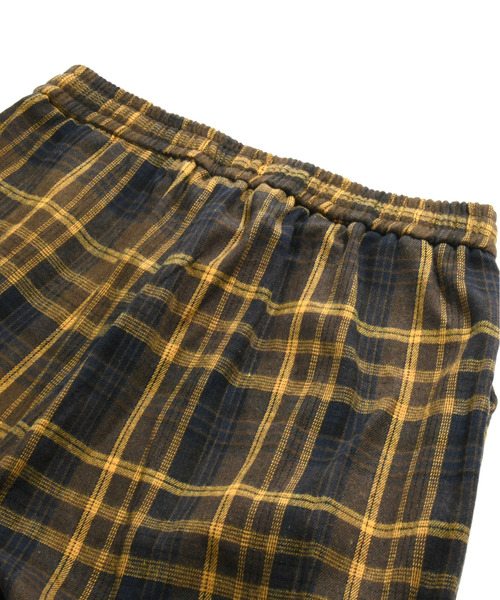 【セール】【neos】ルーズシルエット リラックス ワイド イージー ビンテージライク タータン チェック バルーン パンツ（その他パンツ）｜neos（ネオス）