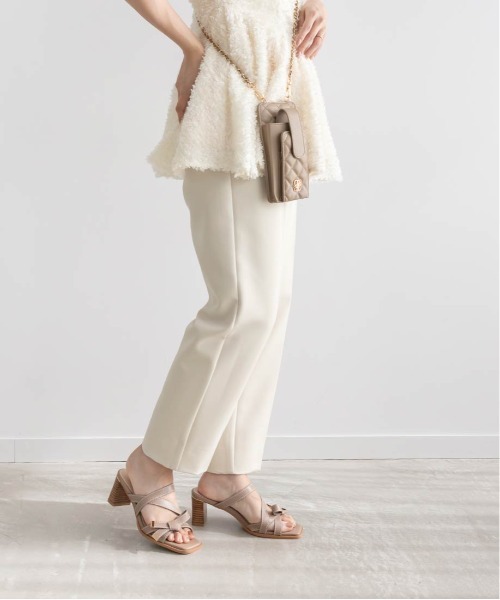 RANDA（ランダ）の「シャギーベスト風プルオーバーセットアップ（サロペット/オーバーオール・レディース・クリーム/ネイビー/ベージュ・0/1）」の8枚目の写真