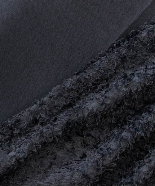 RANDA（ランダ）の「シャギーベスト風プルオーバーセットアップ（サロペット/オーバーオール・レディース・クリーム/ネイビー/ベージュ・0/1）」の11枚目の写真