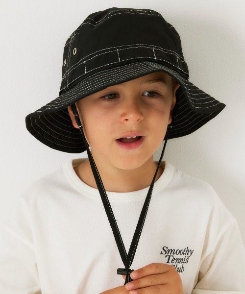 Smoothy（スムージー）の「SMOOTHY HAT / スムージー ハット（ハット・キッズ・カーキ/ブラック/オレンジ・フリー）」の6枚目の写真