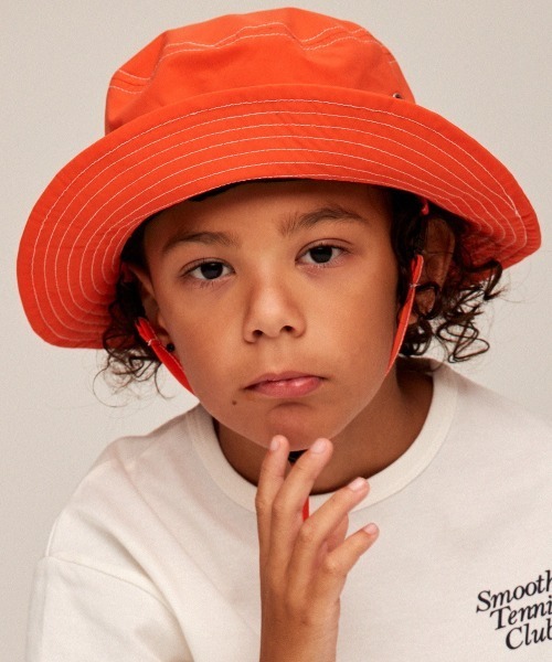 Smoothy（スムージー）の「SMOOTHY HAT / スムージー ハット（ハット・キッズ・カーキ/ブラック/オレンジ・フリー）」の8枚目の写真