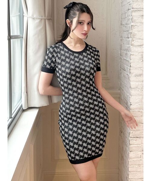 RESEXXY(リゼクシー)の「ラメジャガードミニニットワンピース(ワンピース・レディース・ブラック/ベージュ/ブルー・FREE)」の21枚目の写真