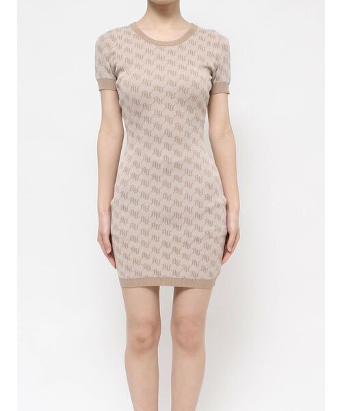 RESEXXY(リゼクシー)の「ラメジャガードミニニットワンピース(ワンピース・レディース・ブラック/ベージュ/ブルー・FREE)」の17枚目の写真