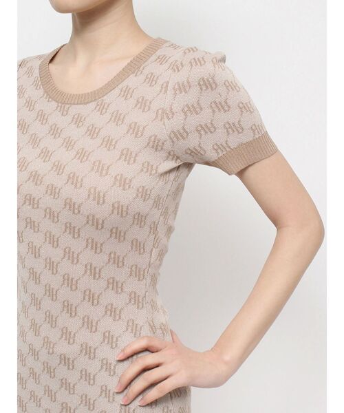 RESEXXY(リゼクシー)の「ラメジャガードミニニットワンピース(ワンピース・レディース・ブラック/ベージュ/ブルー・FREE)」の13枚目の写真