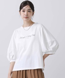 Hampton袖切替7分袖カットソー