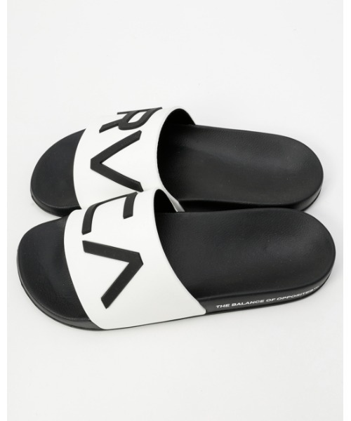 RVCA（ルーカ）の「RVCA メンズ RVCA SHOWER SLIDE サンダル 【2024年春夏モデル】/ルーカシャワサン(シャワーサンダル）（サンダル・メンズ・ブラック/ホワイト/オフホワイト・9/10/8）」の4枚目の写真
