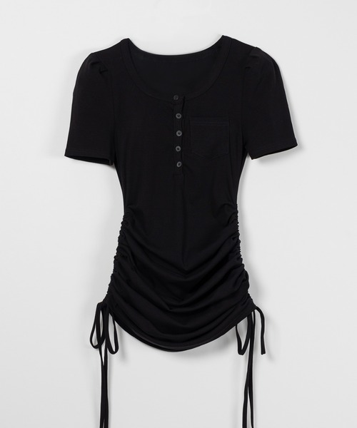 エムミーエメBack ribbon shirring mini onepiece Ribbon bijou mini onepiece(eme10761) – M me eme