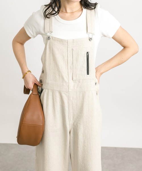 新品未使用】RIVE DROITE リヴドロア サロペットベージュ Free RIVE