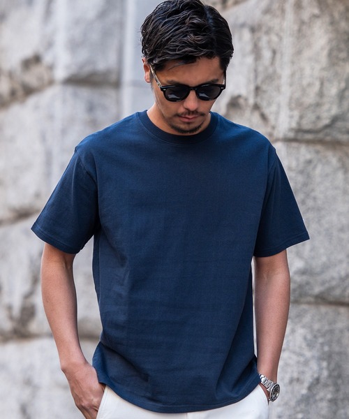 JEMORGAN(ジェーイーモーガン)の「『JEMORGAN LONG JOHNS/ジェーイーモーガンロングジョーンズ』16/- OE天竺半袖ワッペンTシャツ【+】(Tシャツ/カットソー・メンズ・ブラック/ネイビー/ベージュ/カーキ/オフホワイト・L/XL/M)」の5枚目の写真