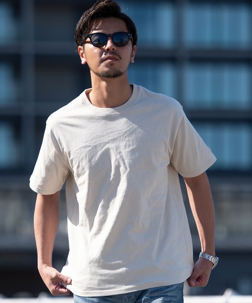 JEMORGAN(ジェーイーモーガン)の「『JEMORGAN LONG JOHNS/ジェーイーモーガンロングジョーンズ』16/- OE天竺半袖ワッペンTシャツ【+】(Tシャツ/カットソー・メンズ・ブラック/ネイビー/ベージュ/カーキ/オフホワイト・L/XL/M)」の18枚目の写真