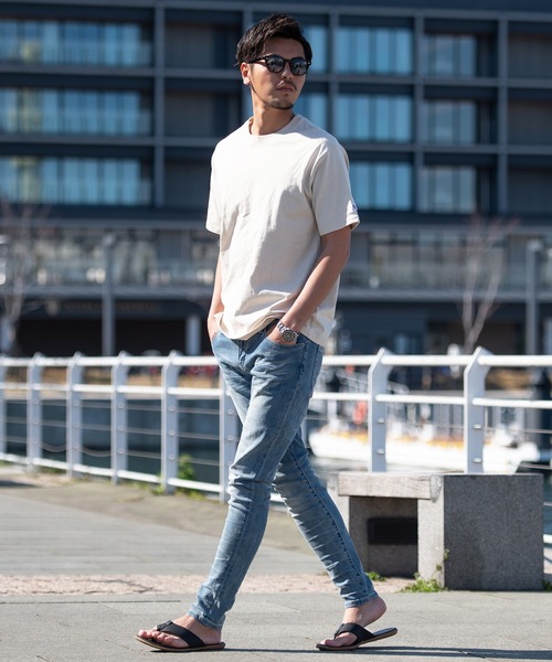 JEMORGAN(ジェーイーモーガン)の「『JEMORGAN LONG JOHNS/ジェーイーモーガンロングジョーンズ』16/- OE天竺半袖ワッペンTシャツ【+】(Tシャツ/カットソー・メンズ・ブラック/ネイビー/ベージュ/カーキ/オフホワイト・L/XL/M)」の20枚目の写真
