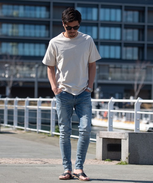 JEMORGAN(ジェーイーモーガン)の「『JEMORGAN LONG JOHNS/ジェーイーモーガンロングジョーンズ』16/- OE天竺半袖ワッペンTシャツ【+】(Tシャツ/カットソー・メンズ・ブラック/ネイビー/ベージュ/カーキ/オフホワイト・L/XL/M)」の19枚目の写真