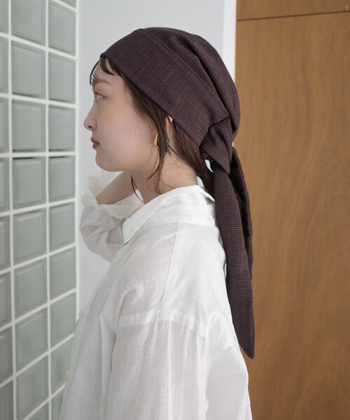 IENA LOVAT＆GREENロバットアンドグリーンチェックストール　IENA LOVAT＆GREEN/ロバットアンドグリーン】チェックストール
